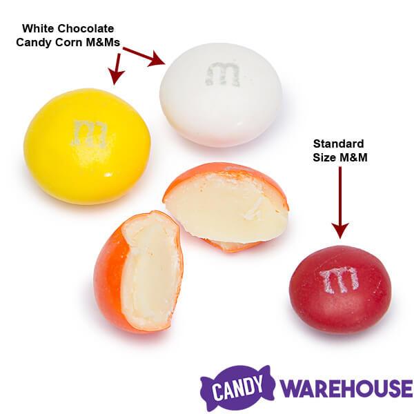 White Chocolate Candy Corn M&M's Halloween Candy: 8-Ounce Bag - Candy Warehouse