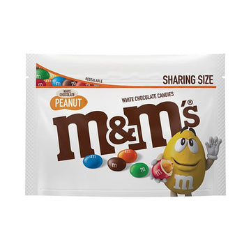 White Chocolate Peanut M&Ms: 9.6-Ounce Bag - Candy Warehouse