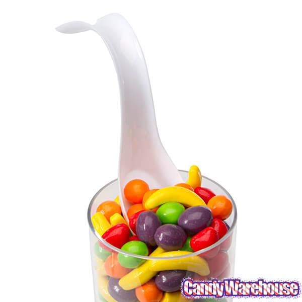 White Plastic Stiletto Candy Scoop - Candy Warehouse