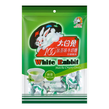 White Rabbit Matcha Creamy Candy: 150-Gram Bag - Candy Warehouse