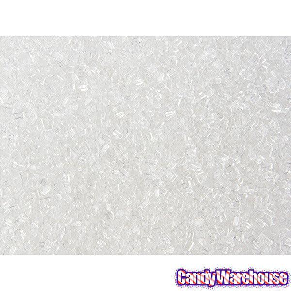 White Sparkling Sugar: 8-Ounce Bottle - Candy Warehouse