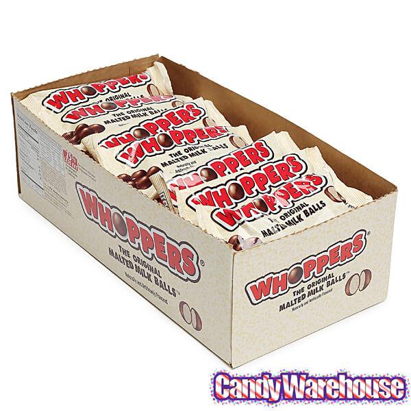 Whoppers Candy 1.75-Ounce Packs: 24-Piece Box | Candy Warehouse