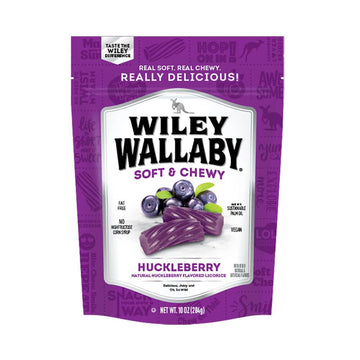 Wiley Wallaby Huckleberry Licorice Bites : 10-Ounce Bag - Candy Warehouse