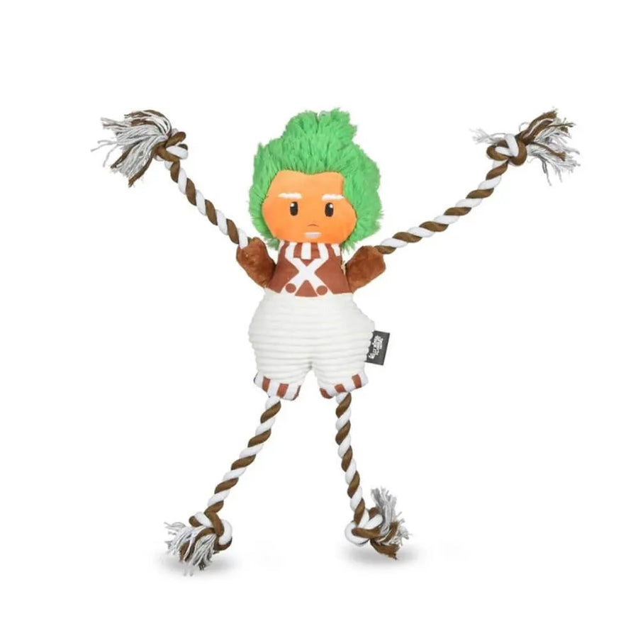 Plush Rope Willy Wonka Oompa-Loompa Plush Rope Toy | Candy Warehouse