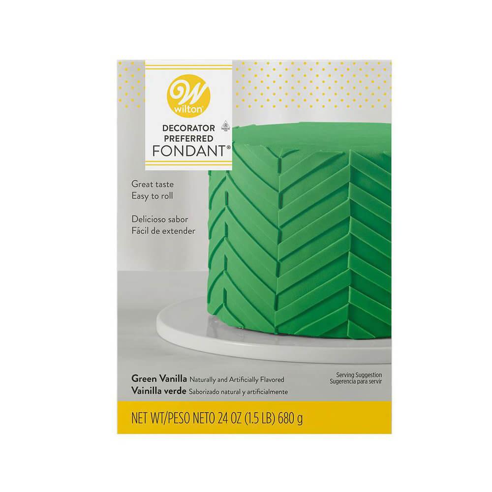 Wilton Decorator Preferred Fondant - Green: 24-Ounce Package - Candy Warehouse