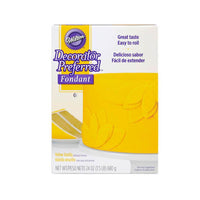 Wilton Decorator Preferred Fondant - Yellow: 24-Ounce Package - Candy Warehouse