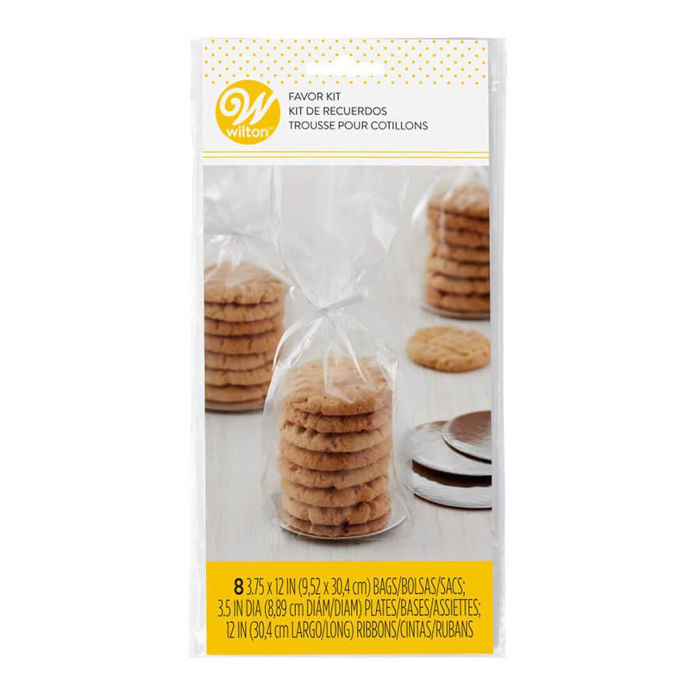 Wilton Mini Cookie Gift Plate Kits: 8 Piece Set - Candy Warehouse