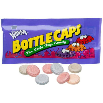 Wonka Bottle Caps Candy Packets: 48-Piece Box - Candy Warehouse