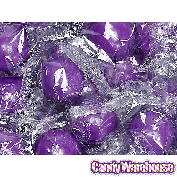 Wrapped 1-Inch Gumballs - Purple: 200-Piece Bag - Candy Warehouse