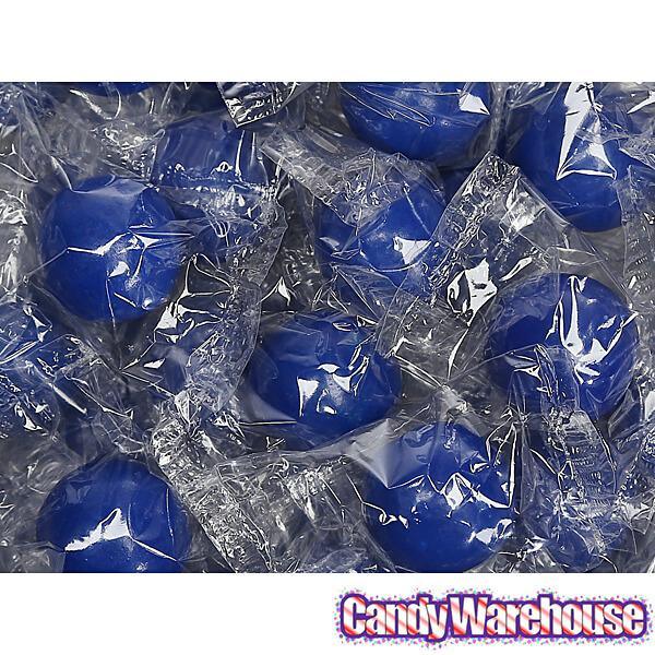 Wrapped 1-Inch Gumballs - Royal Blue: 200-Piece Bag - Candy Warehouse
