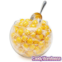 Wrapped 1-Inch Gumballs - Sunshine Yellow: 200-Piece Bag - Candy Warehouse