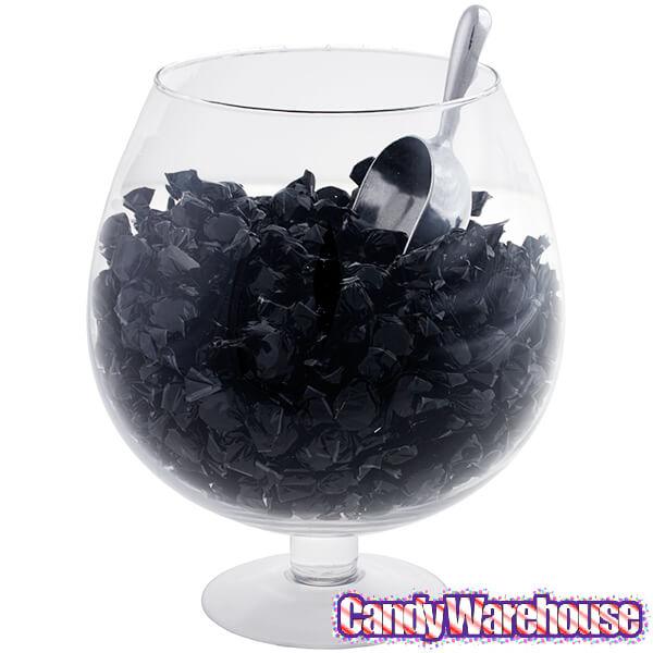 Wrapped Hard Candy Ovals - Black - Peppermint: 5LB Bag - Candy Warehouse