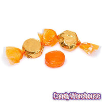 Wrapped Hard Candy Ovals - Orange: 5LB Bag - Candy Warehouse