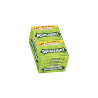 Wrigley's Doublemint Gum Slim Packs: 10-Piece Box - Candy Warehouse