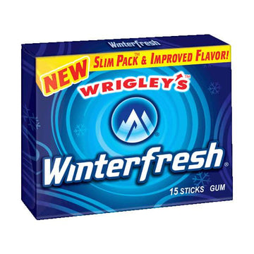 Wrigley's Winterfresh Gum Slim Packs: 10-Piece Box - Candy Warehouse