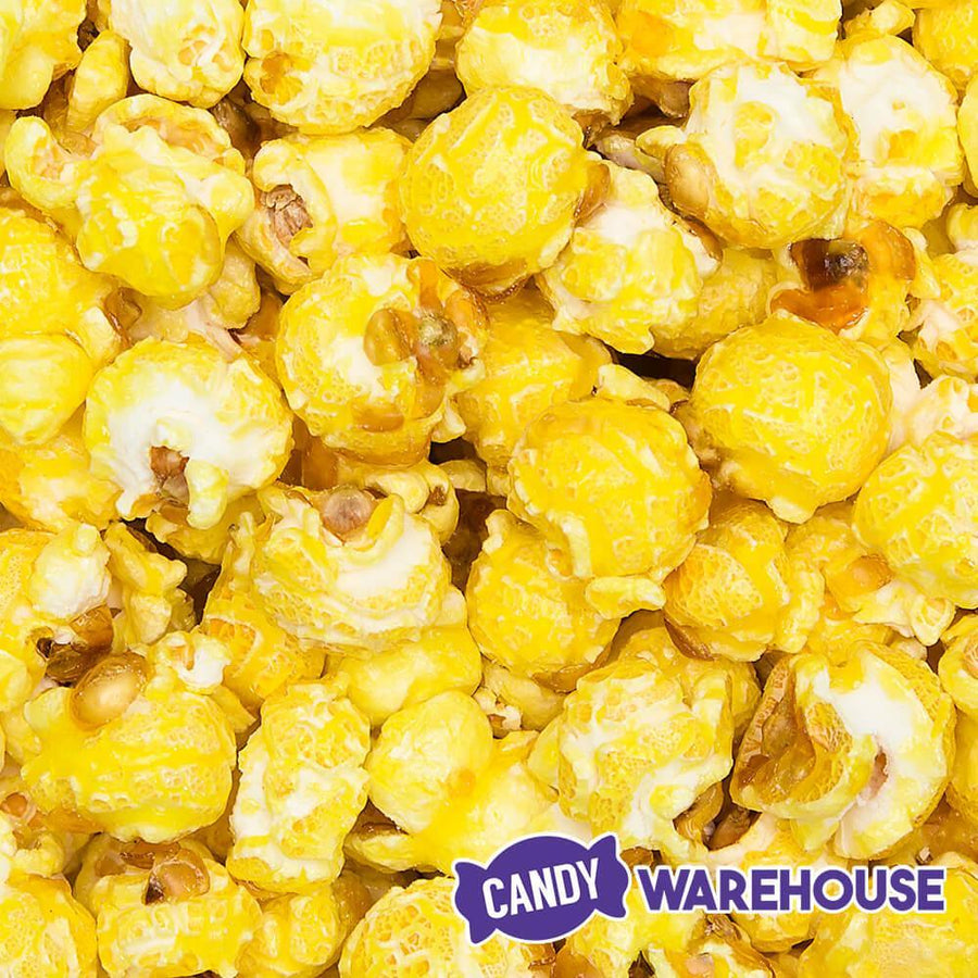Yellow Candy Coated Popcorn - Banana: 1-Gallon Bag - Candy Warehouse