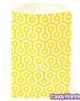 Yellow Honeycomb Candy Bags: 25-Piece Pack