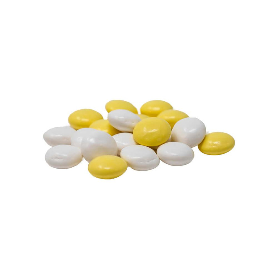Yogurt Coated Coconut Gems- Pastel Yellow And White: 2LB Bag - Candy Warehouse