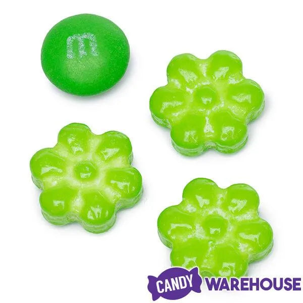 YumJunkie Candy Flowers Green 5LB Bag Candy Warehouse