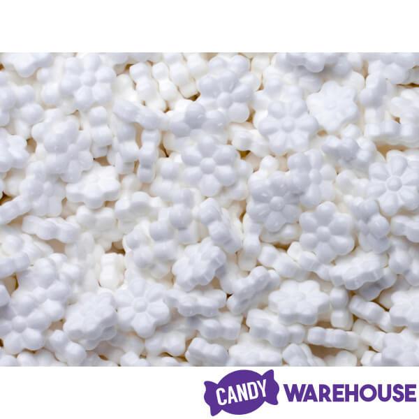 YumJunkie Candy Flowers - White: 5LB Bag - Candy Warehouse