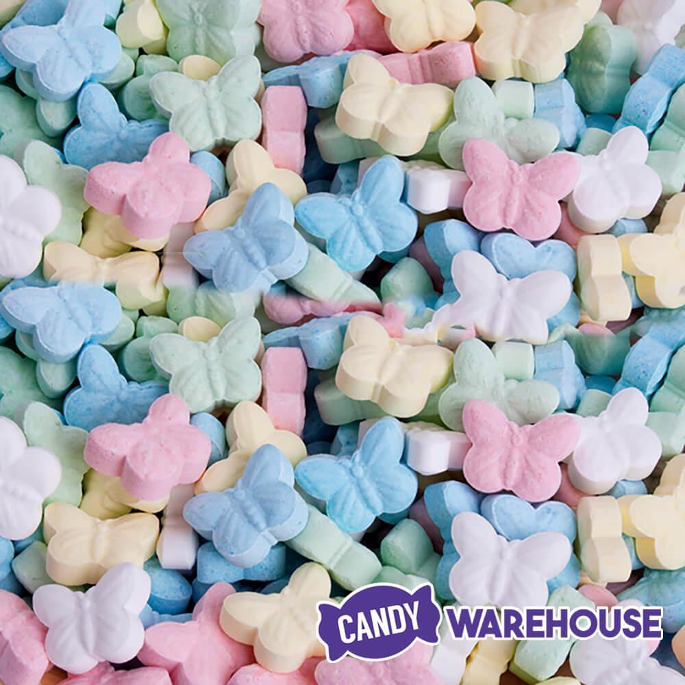 YumJunkie Mini Butterfly Sweet Tarts Candy: 5LB Bag - Candy Warehouse