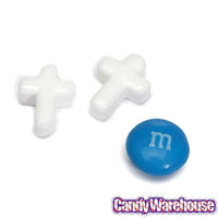 YumJunkie Mini White Candy Crosses: 5LB Bag - Candy Warehouse