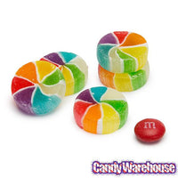 YumJunkie Rainbow Vortex Wheels Hard Candy: 5LB Bag - Candy Warehouse