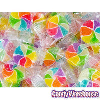 YumJunkie Rainbow Vortex Wheels Hard Candy: 5LB Bag - Candy Warehouse