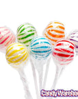 YumJunkie Sassy Spheres Assorted Striped Ball Lollipops: 100-Piece Bag