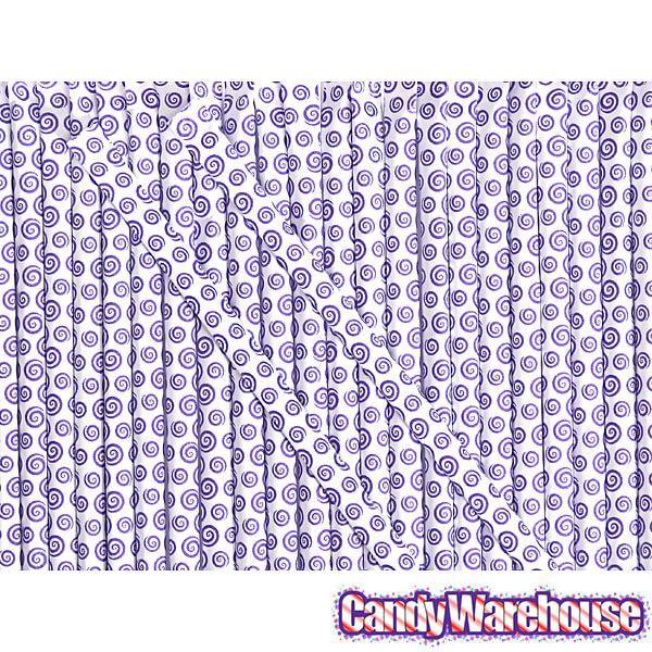 YumJunkie Sassy Straws Candy Powder Filled Mini Straws - Grape: 50-Piece Bag - Candy Warehouse