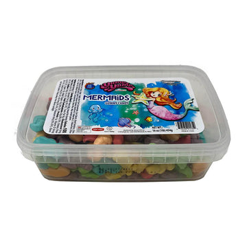 Yumy Yumy Mermaid Gummies: 1LB Tub - Candy Warehouse