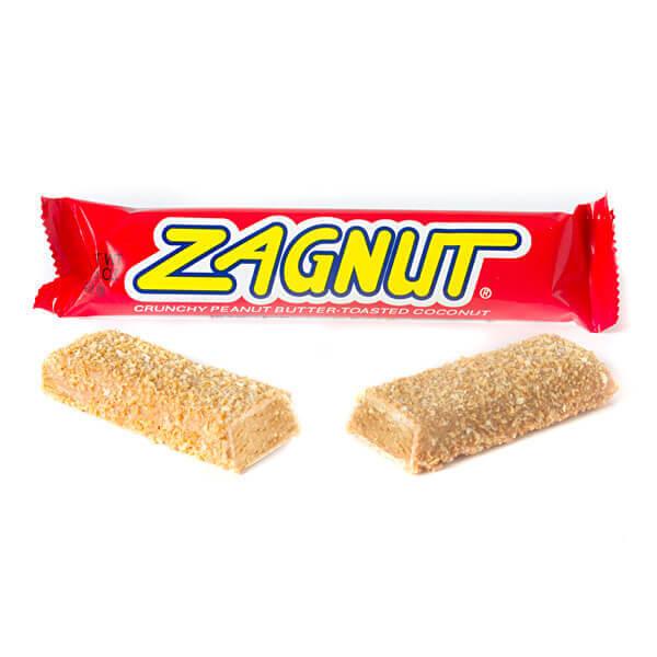 Zagnut Candy Bars: 18-Piece Box - Candy Warehouse